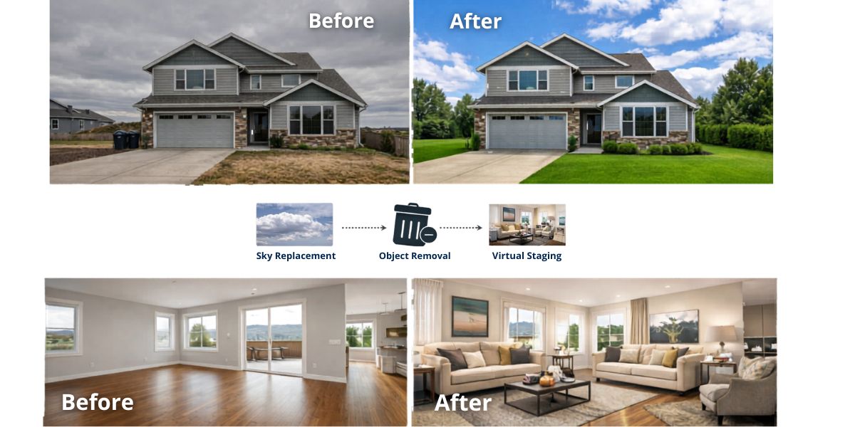 How AI Photo Editing Improves Real Estate Listings