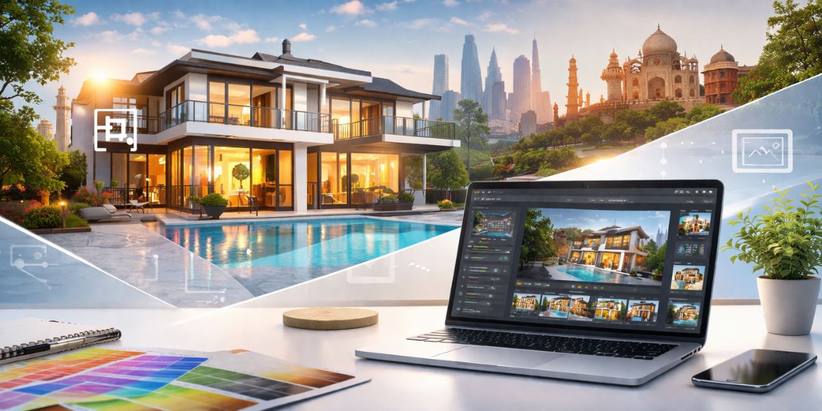 Real estate image editing India