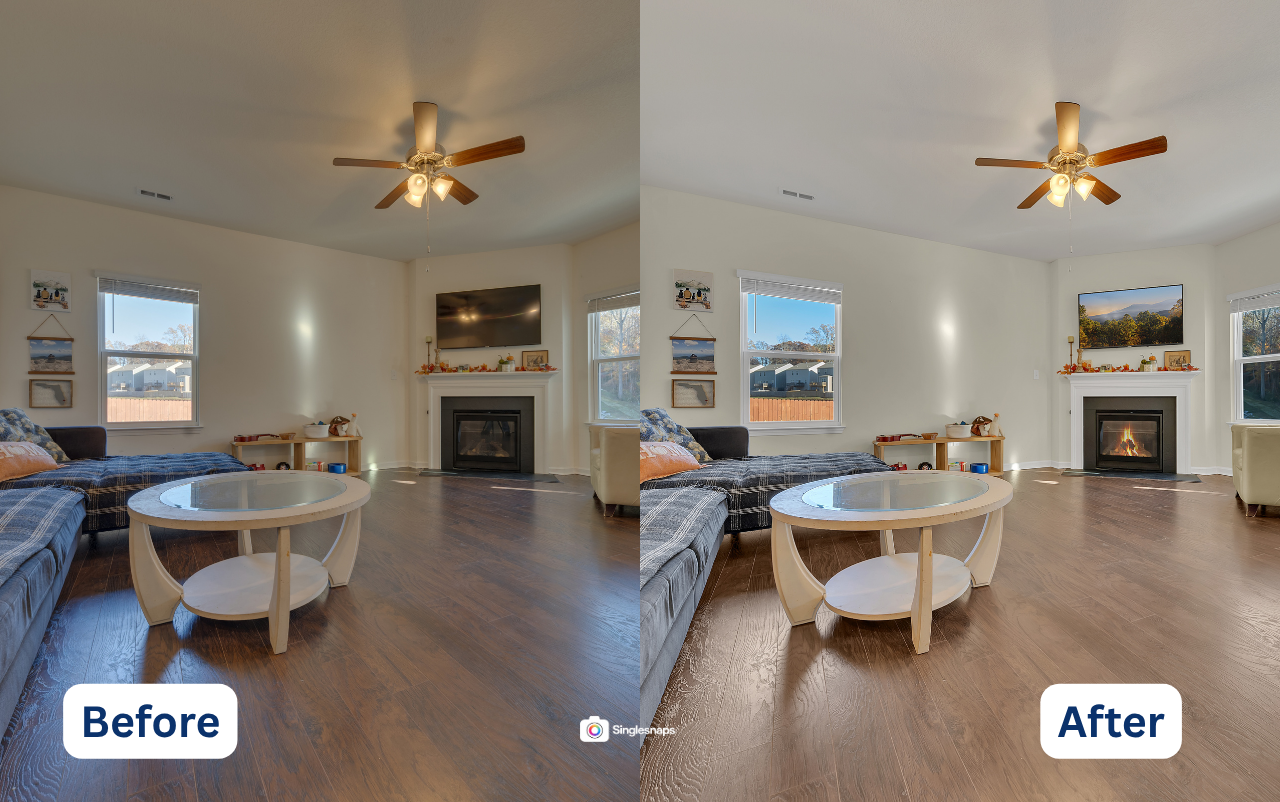 Real estate image retouching portfolio